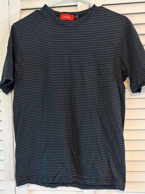 Co-Op Men’s Black Striped Crew T-Shirt